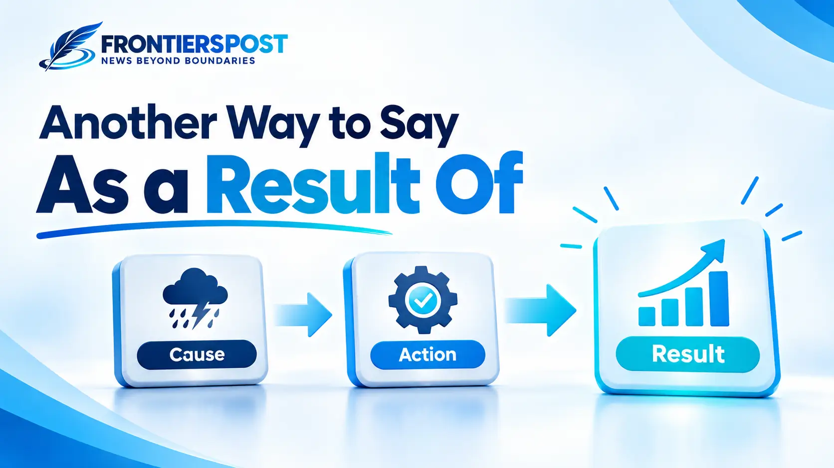 Another Way to Say “As a Result Of”