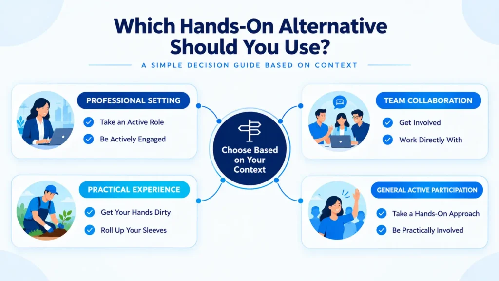 Formal and casual alternatives to in this case for professional and everyday English